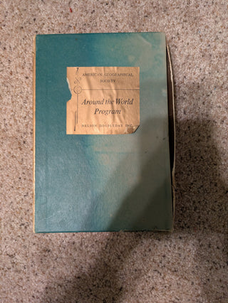 American Geographical Society Around the World Program boxed set 1968