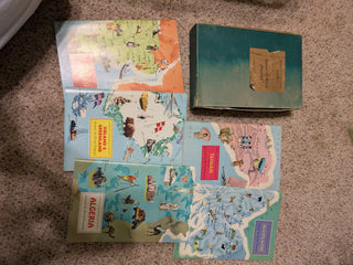 American Geographical Society Around the World Program boxed set 1968