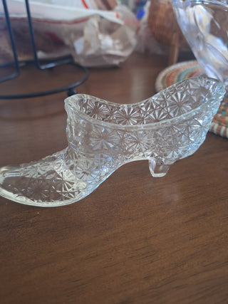 Vintage Fenton Glass Boot