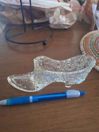 Vintage Fenton Glass Boot