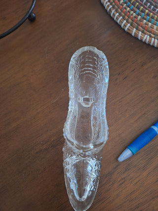 Vintage Fenton Glass Boot