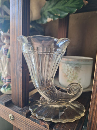 1950's Cornucopia Bud Vase
