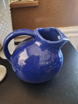 Vintage USA Pottery Tilted Jug