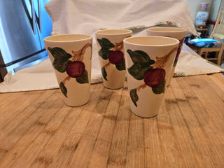 Franciscan Apple Tumblers, set of 4 RCD