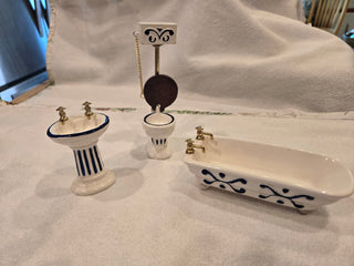 Doll House Bathroom set of 3 pieces  RCD