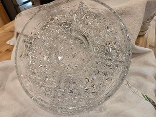 Pressed Daisy 5 section Serving dish, RCD