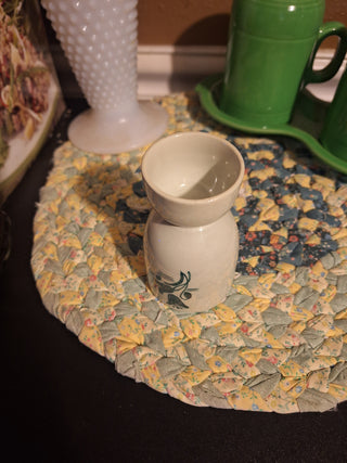 Vtg Pedestal Double Egg Cup