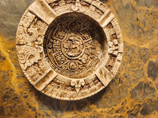 Handmade Aztec ashtray / trinkettray