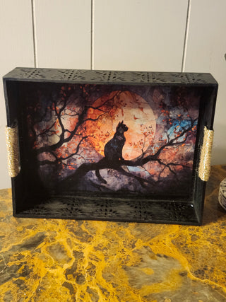 Boho wooden box