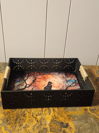 Boho wooden box