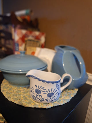 Corelle Retired "Oceanview" Stoneware Creamer