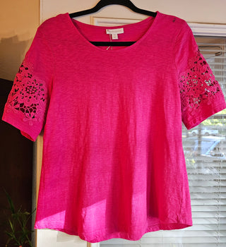 Charter Club Dark Pink Blouse Petite/Medium