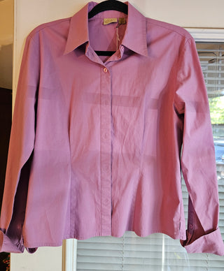 Caslon  Pink Button up Top Medium
