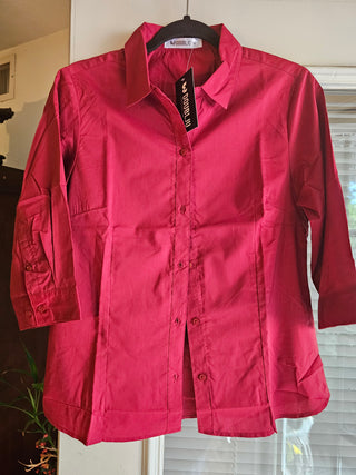 Sports Blouse  Brick Red  Medium