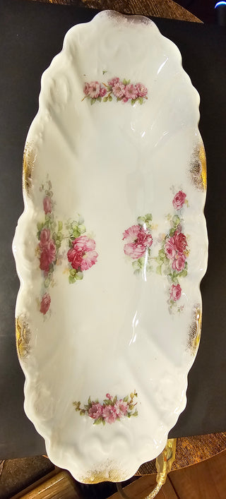 Vintage  Floral Serving Dish