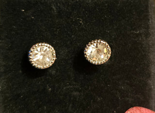 Fashion Round Diamond Earring