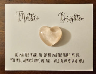 Mother & Daughter Heart cards