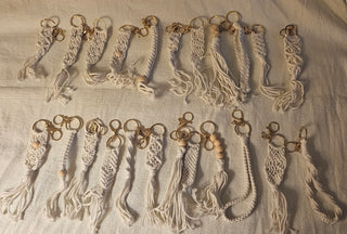 Boho Macrame Keyrings