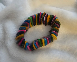 Vintage Mother of Pearl Colorful Bracelet
