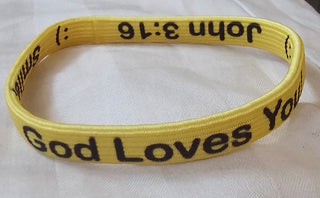 God loves you stretching bracelet