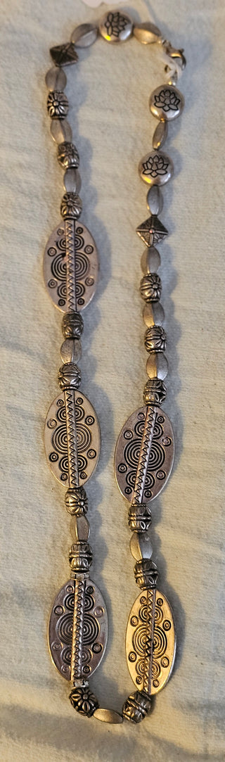 Antique Silver tone necklace