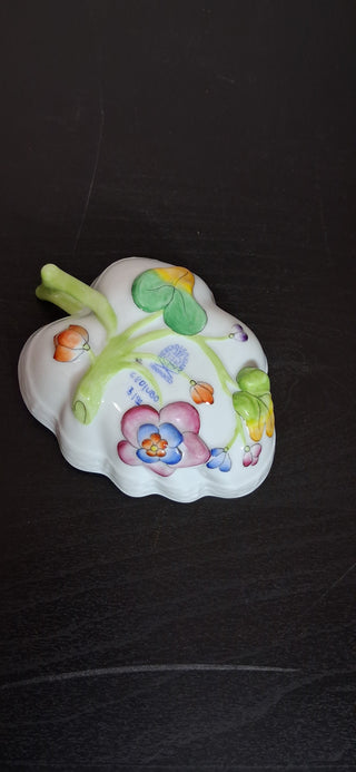 Herend Queen Vitoria Leaf Trinket Bowl (T)