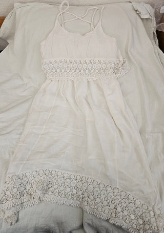 White Lace Summer Dress