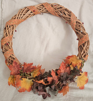 Fall Wreath w/ Lights