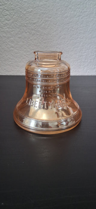 Glass Liberty Bell Bank (P)