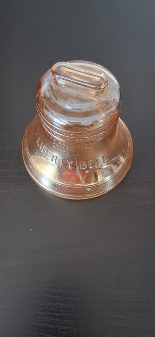 Glass Liberty Bell Bank (P)