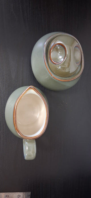 Sango Cream & Sugar Set (P)