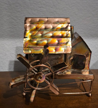 Copper Windmill Music Box