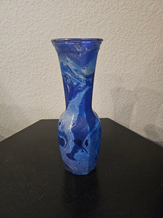 Blue Swirl Vase