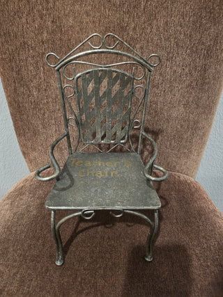 Doll-Sized Metal Chair
