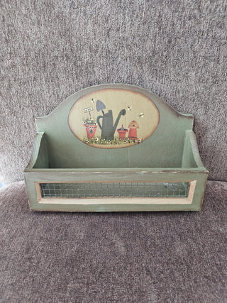 Garden Themed Shelf w/ Wall Hanger