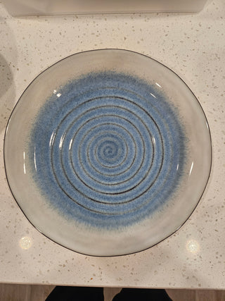 32-Piece Sango Blue Spiral Dish Set