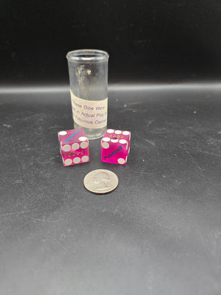 Peppermill Craps Dice in Set of 2  Fol