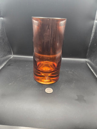 MCM Art Glass Cylinder Vase