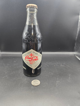Coca Cola 1985 75th Anniversary Bottle Fol