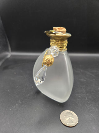 VNT Vetreria Etrusca Frosted Glass Bottle Fol