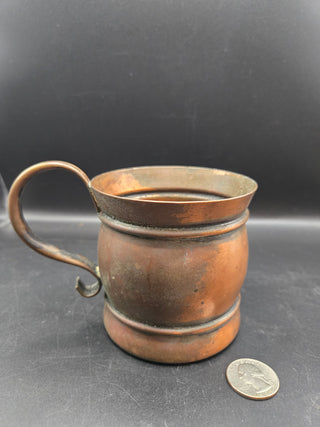 Antique Copper Mug Fol