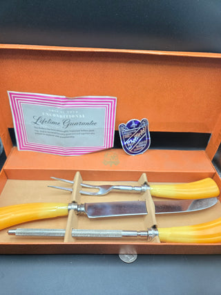 VNT Washington Forge 3 pc Carving Set  Fol