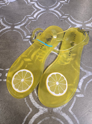Katy Perrry Lemon Jelly Sandals Size 9 MTS