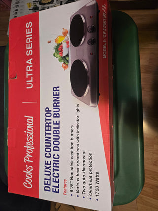 Cooks Pro Countertop Electric Burner               RC