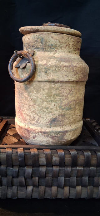 Rustic Mexican Style Pottery Jar (P)