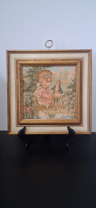 Framed Tapestry Wall Art Balcony (P)