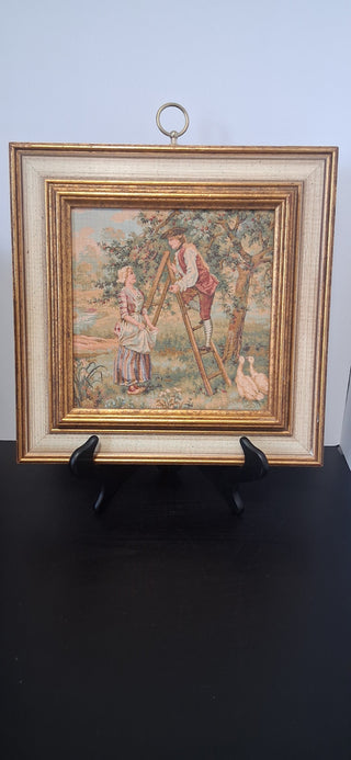 Framed Tapestry Wall Art Orchard (P)