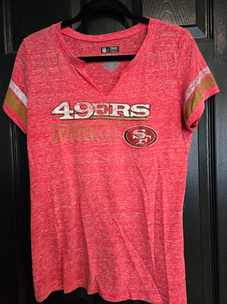 San Francisco 49er NFL Womens Short Sleeve Shirt, XL