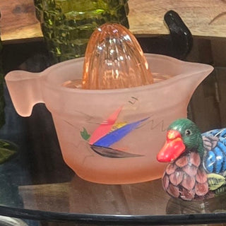 Depression Glass Pink Juicer