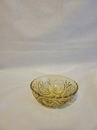 Vintage Anchor Hocking Small Amber Bowl